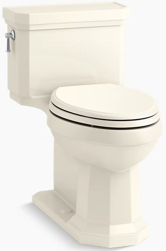 Kathryn 1.28 gpf One-Piece Compact Elongated Toilet with Concealed Trapway