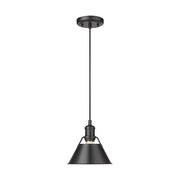 Golden Lighting 3306-S BLK-BLK