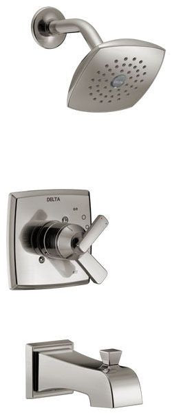 Ashlyn Monitor 17 Series Dual Function Pressure Balanced Tub and Shower with Showerhead