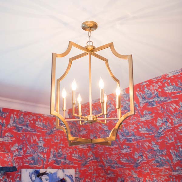 Lesley 30-1/2 in 6-Light Foyer Pendant