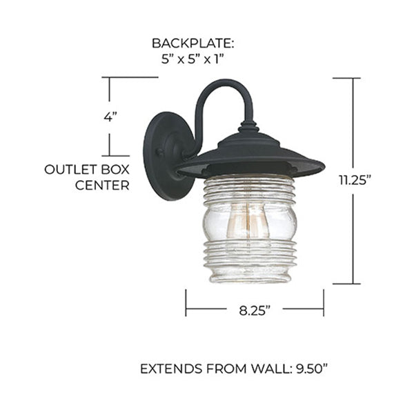 Capital Lighting 9671BK