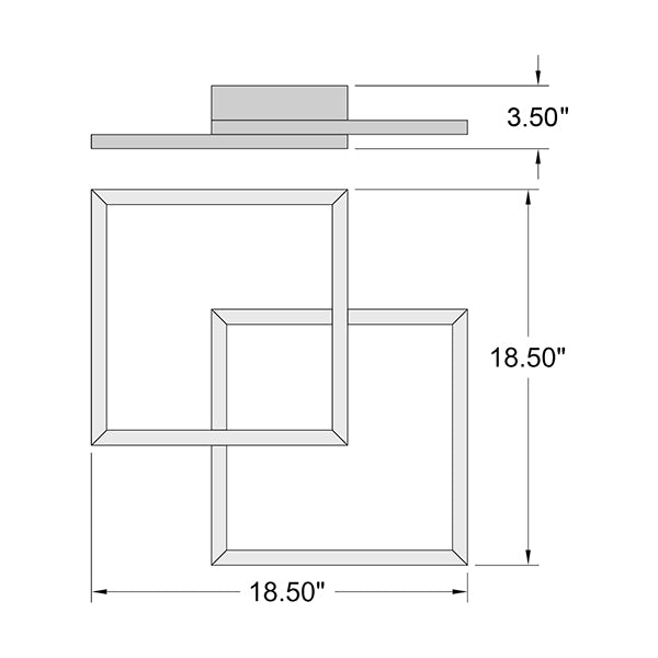 Access Lighting 63966LEDD-WH/ACR