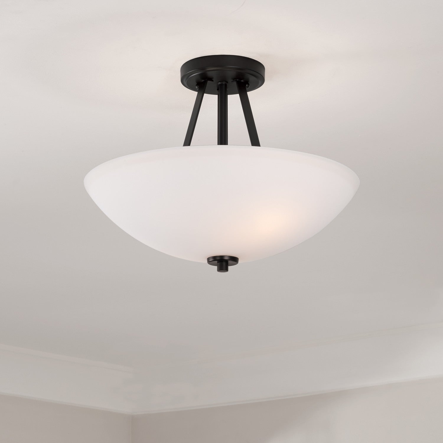 Stewart 2-Light Semi-Flush Mount Ceiling Light