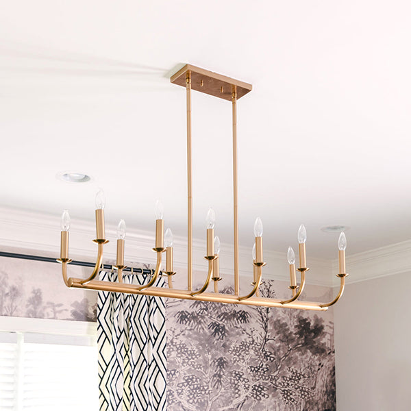 Bailey 42 in Linear Chandelier