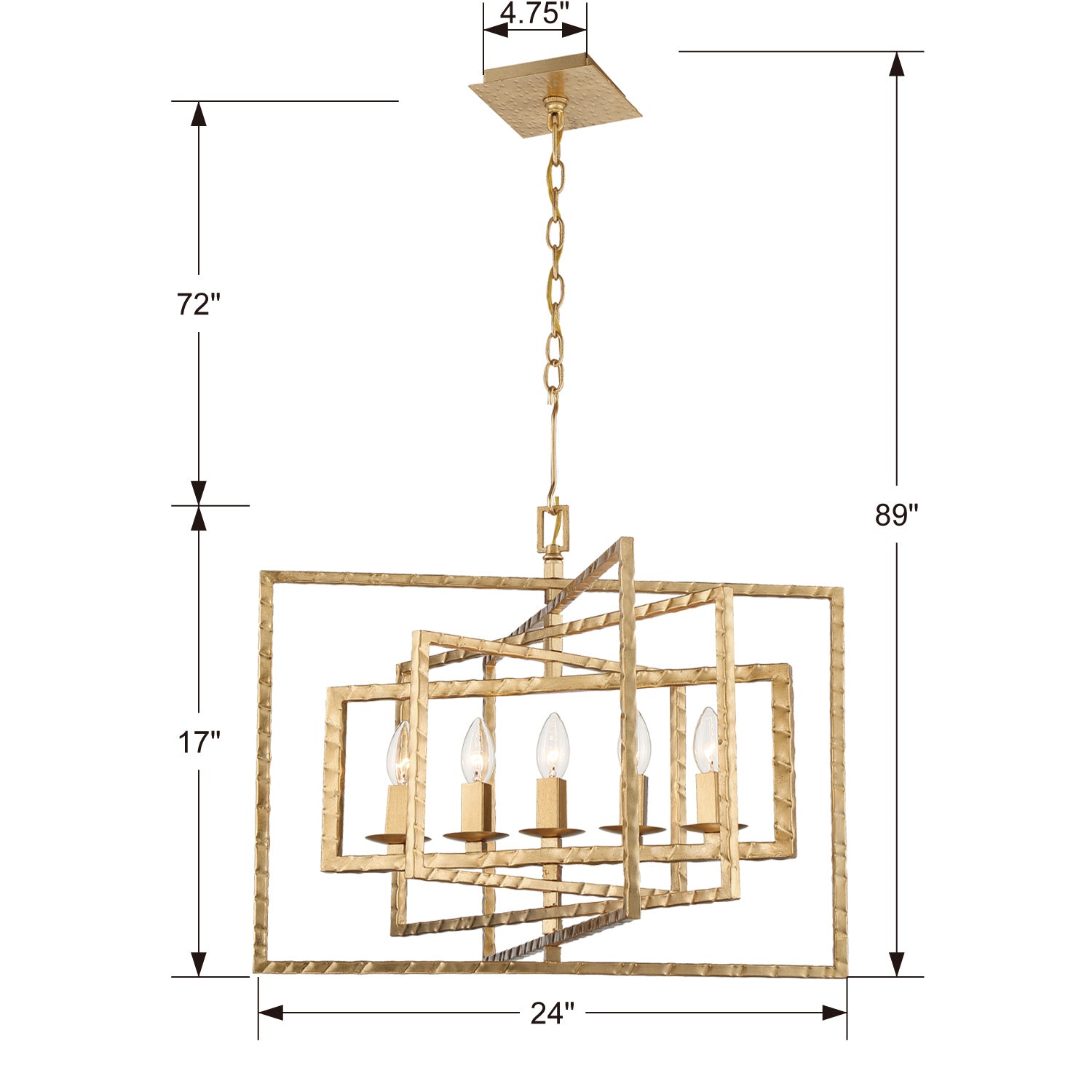 Capri 5-Light Chandelier