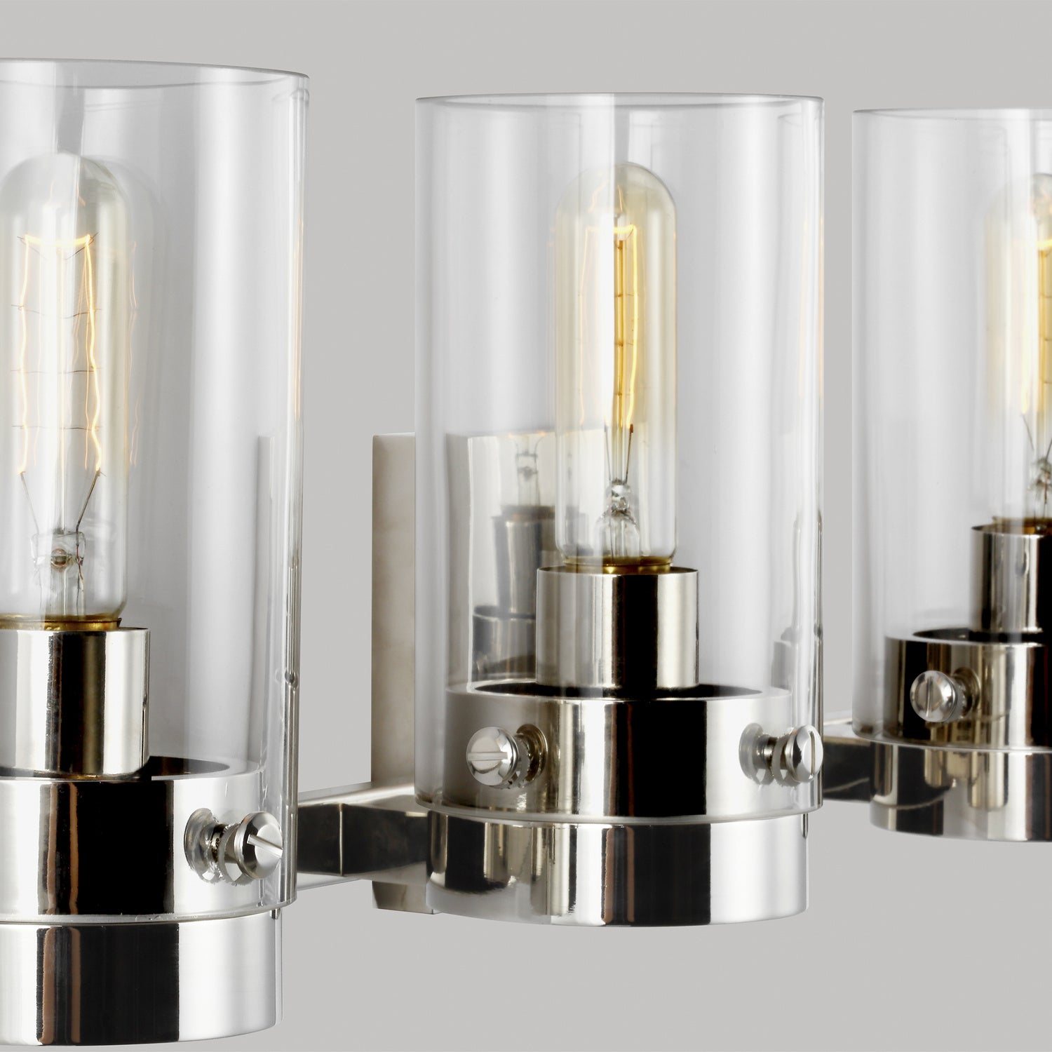 Garrett 4-Light 29-1/4 in Bathroom Vanity Light with Clear Glass