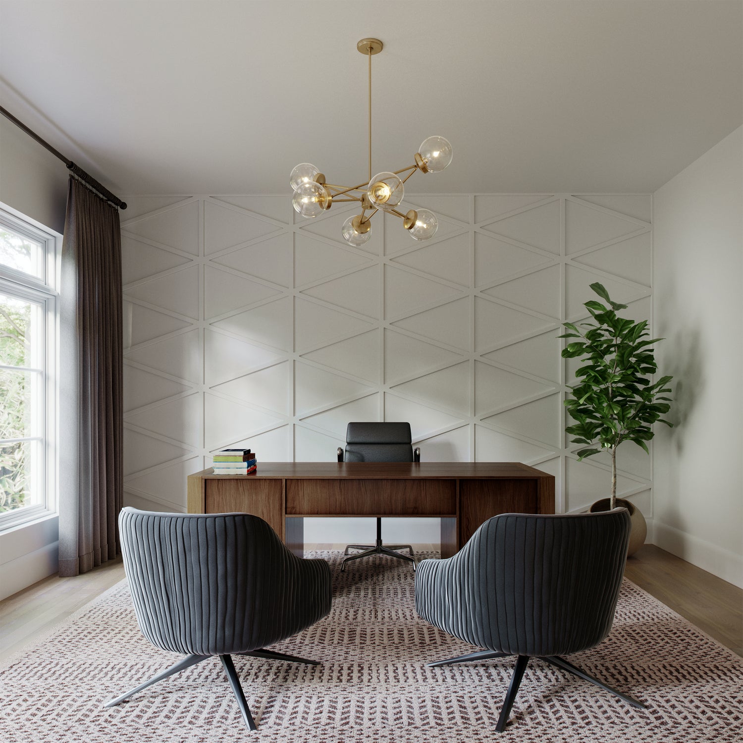 Tierney 33-1/2 in 6-Light Chandelier