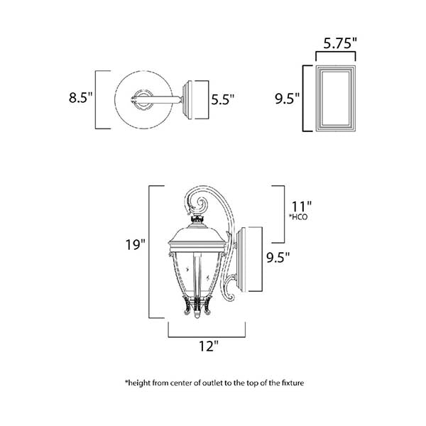 Maxim Lighting 41424WGBK