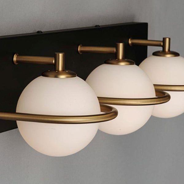 Hanson 2-Light 19 in Bathroom Vanity Light with Clear Glass Shade