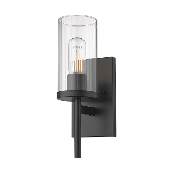 Golden Lighting 7011-1W BLK-CLR: 103925_1.jpg (Variant Image)