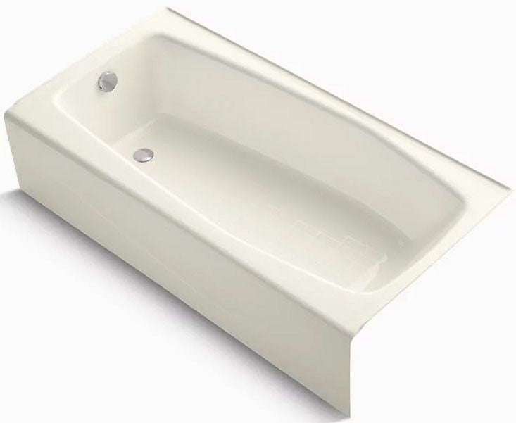 Villager 60 in x 30-1/4 in Rectangular Left Drain Bathtub