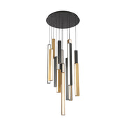 Modern Forms PD-64815R-BK/AB-BK