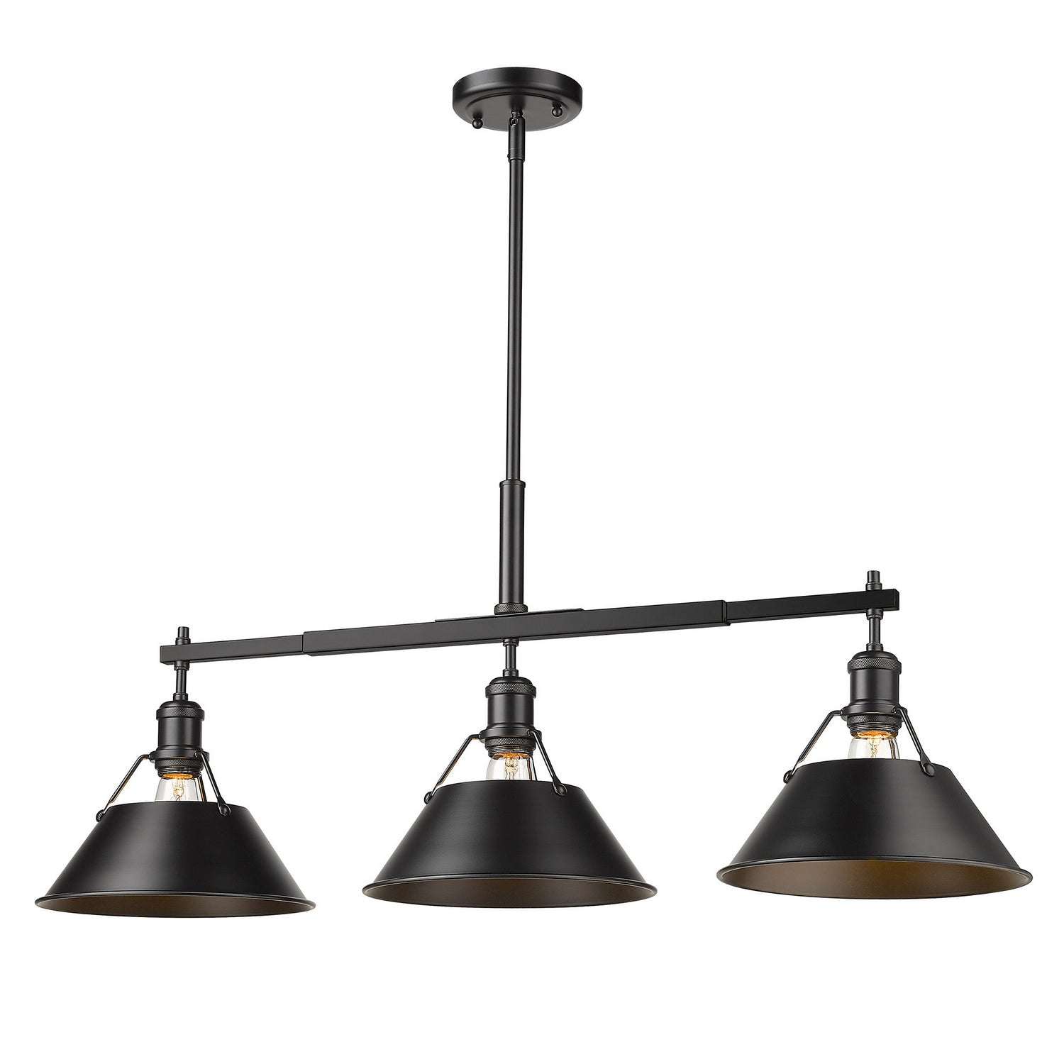 Golden Lighting 3306-LP BLK-BLK: 1035961-2.jpg