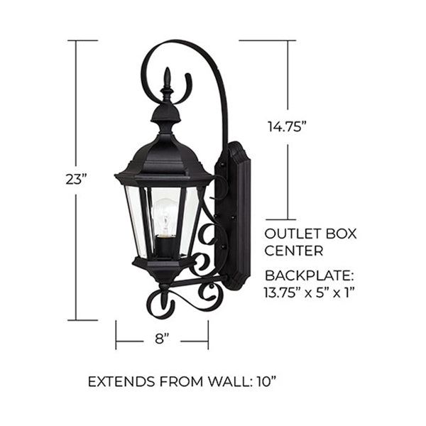 Capital Lighting 9721BK