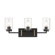 Golden Lighting 6070-BA3 BLK-AB