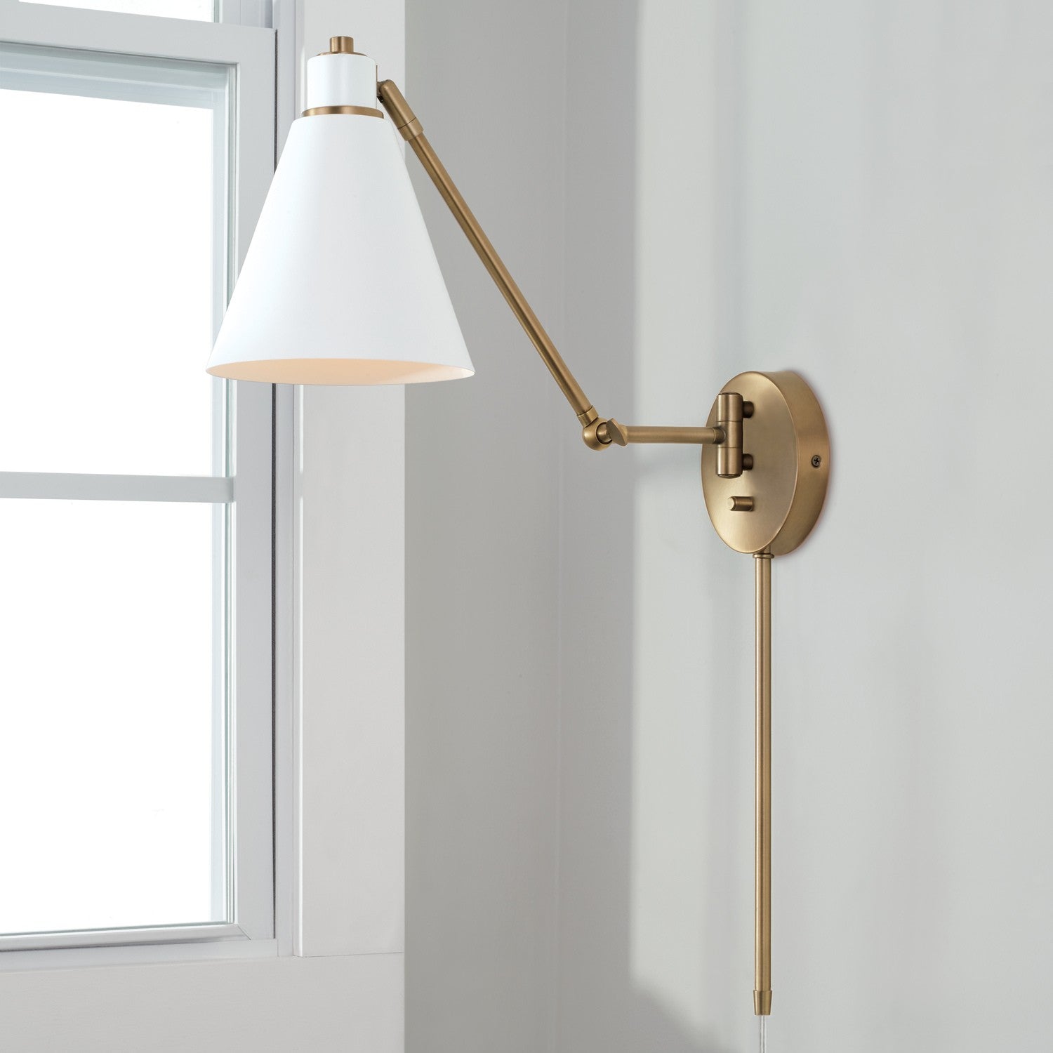 Bradley Sconce with Metal Shade