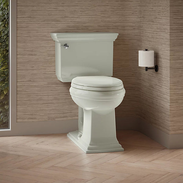 Two-Piece Elongated Toilet, 1.28 gpf
