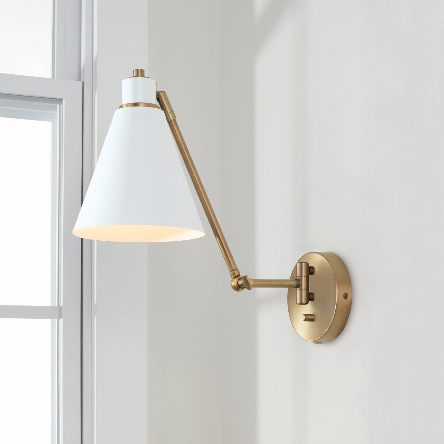 Bradley Sconce with Metal Shade