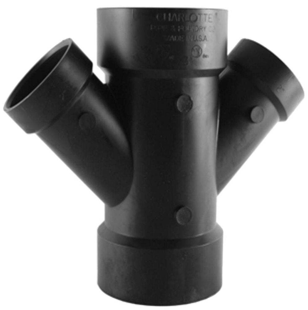 Charlotte Pipe ABS-612-4X4X3X3: CharlottePipe&Foundry_ABS6124X4X3X3