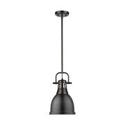 Golden Lighting 3604-S BLK-BLK