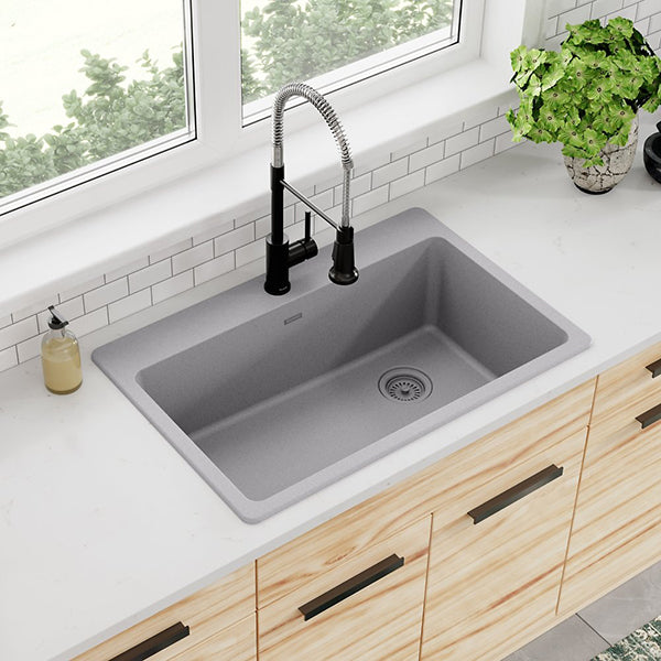 Quartz Classic Single Bowl Drop-in Sink