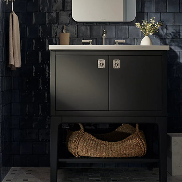 Seagrove 30 in Bathroom Vanity Cabinet with Sink and Quartz Top