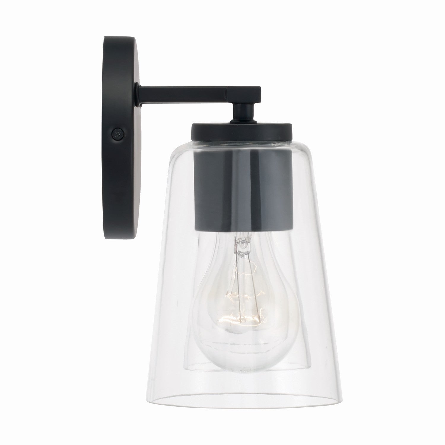 Portman 3-Light 25 in Bathroom Vanity Light with Clear Glass Shade