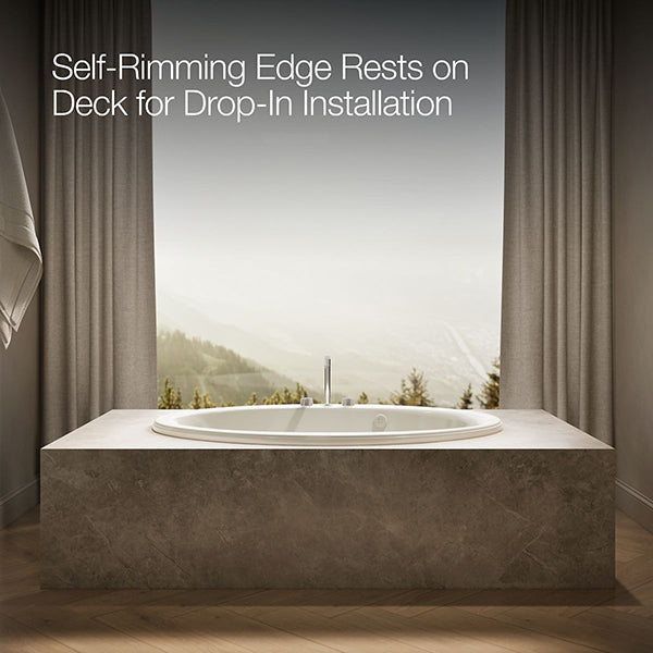 Sunward 60 in x 42 in Heated BubbleMassage Air Bath