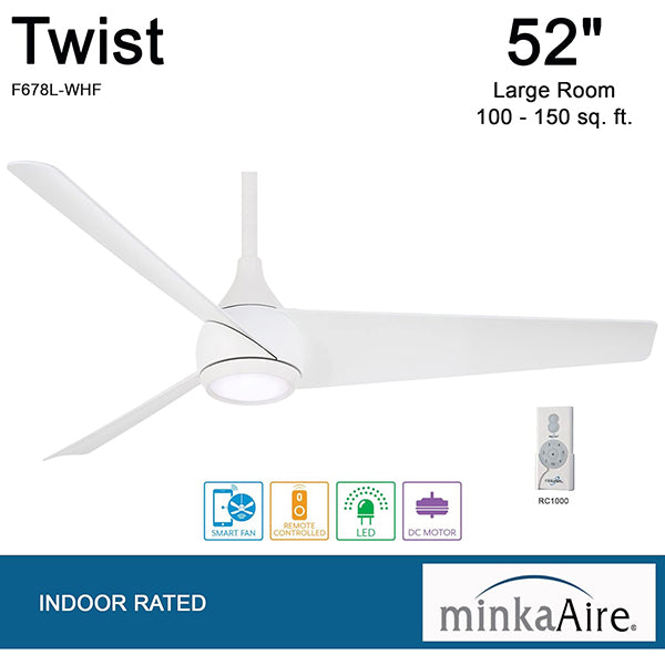 Minka F678L-WHF