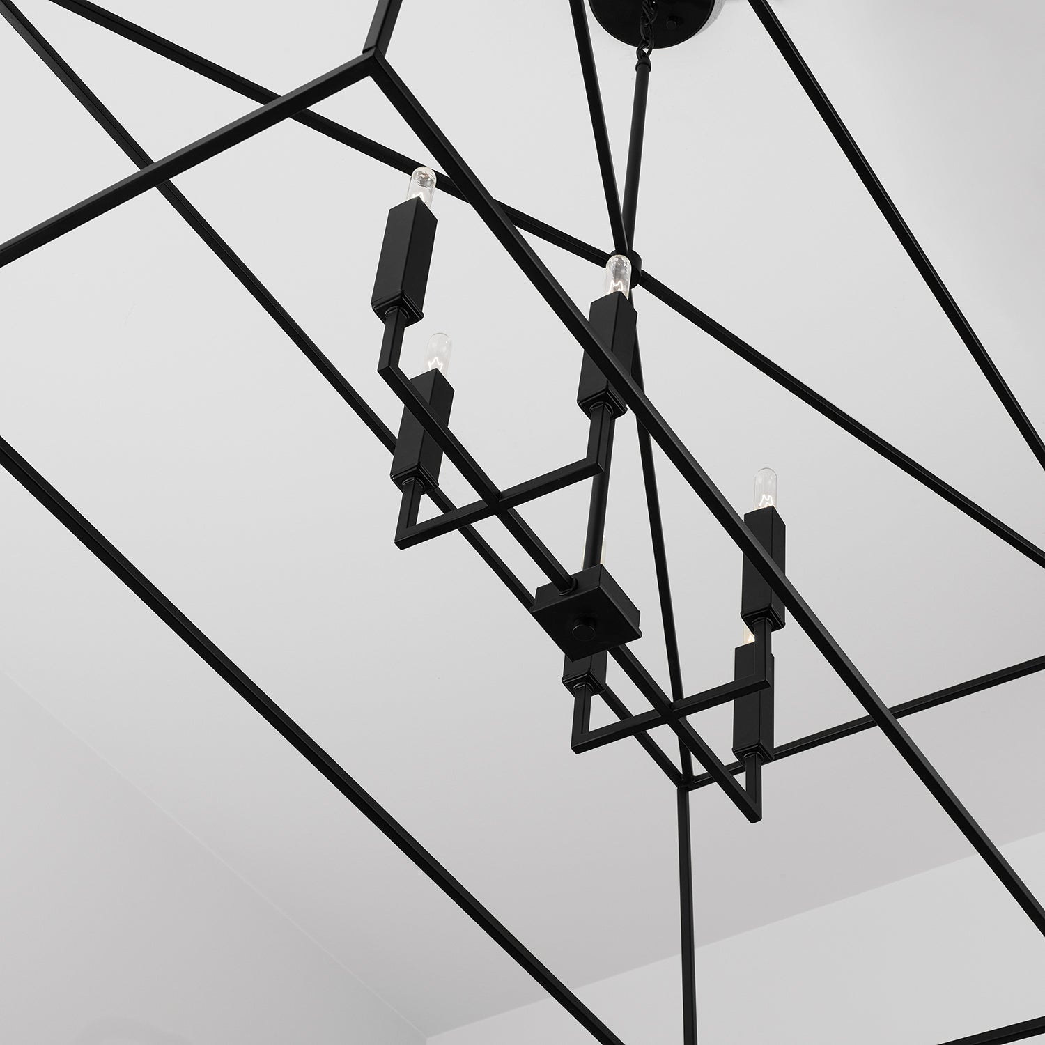 42 in W x 20-1/2 in H x 20 in E 6-Light Lantern Linear