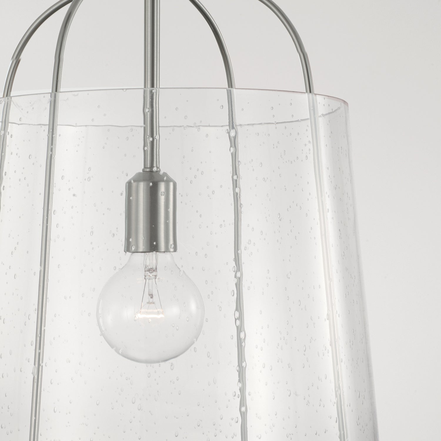 Madison 14 in 1-Light Pendant with Clear Seeded Glass