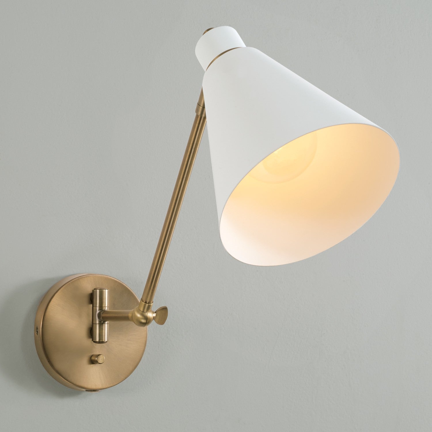 Bradley Sconce with Metal Shade