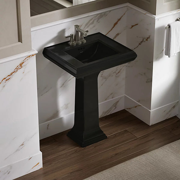 Memoirs Classic 24-1/4 in 4 in Centerset Rectangular Pedestal Bathroom Sink