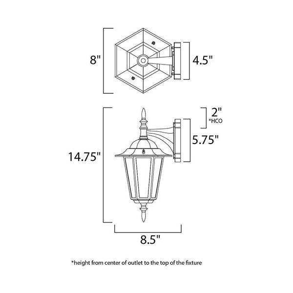 Maxim Lighting 3002CLBK