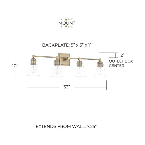Capital Lighting 121841OB-432