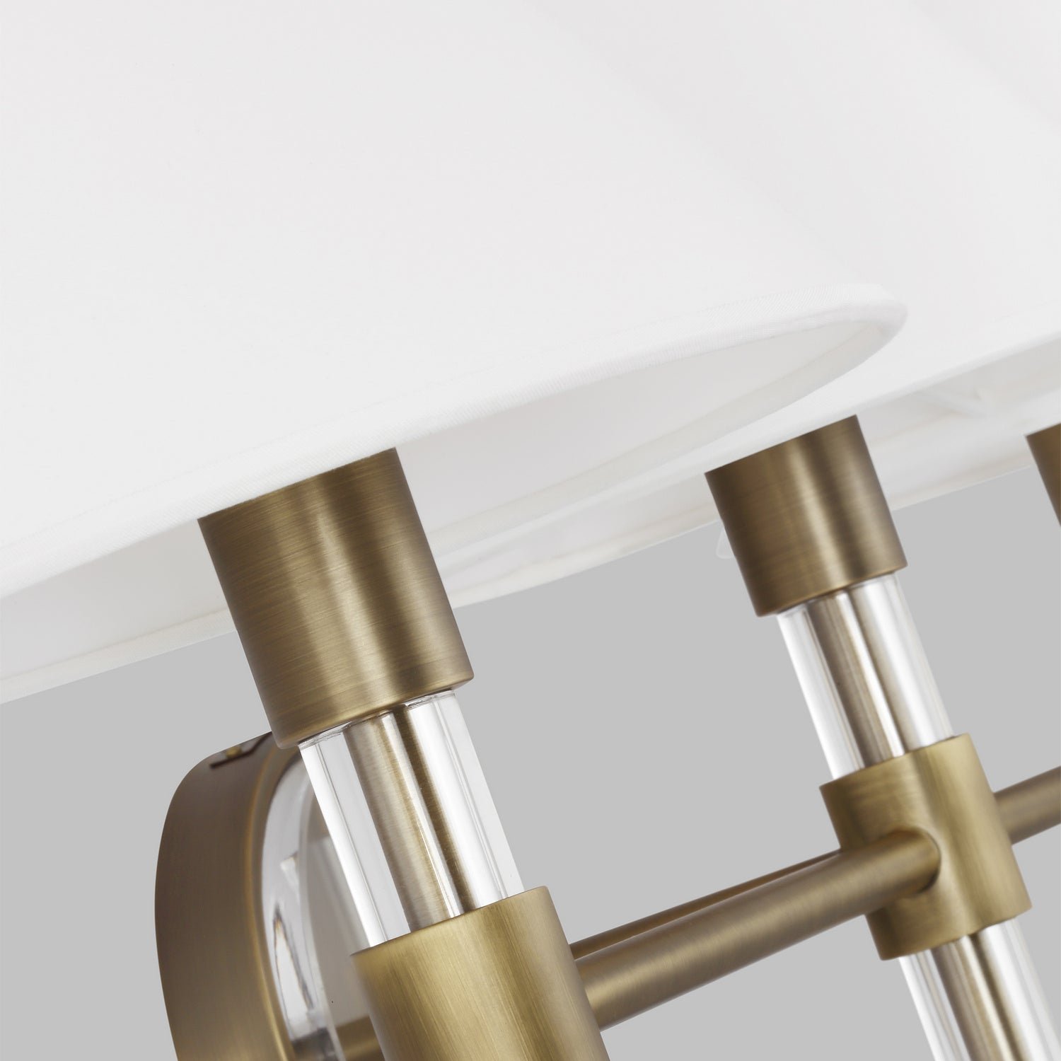 Robert 3-Light Bathroom Vanity Light with Clear Acrylic Shade