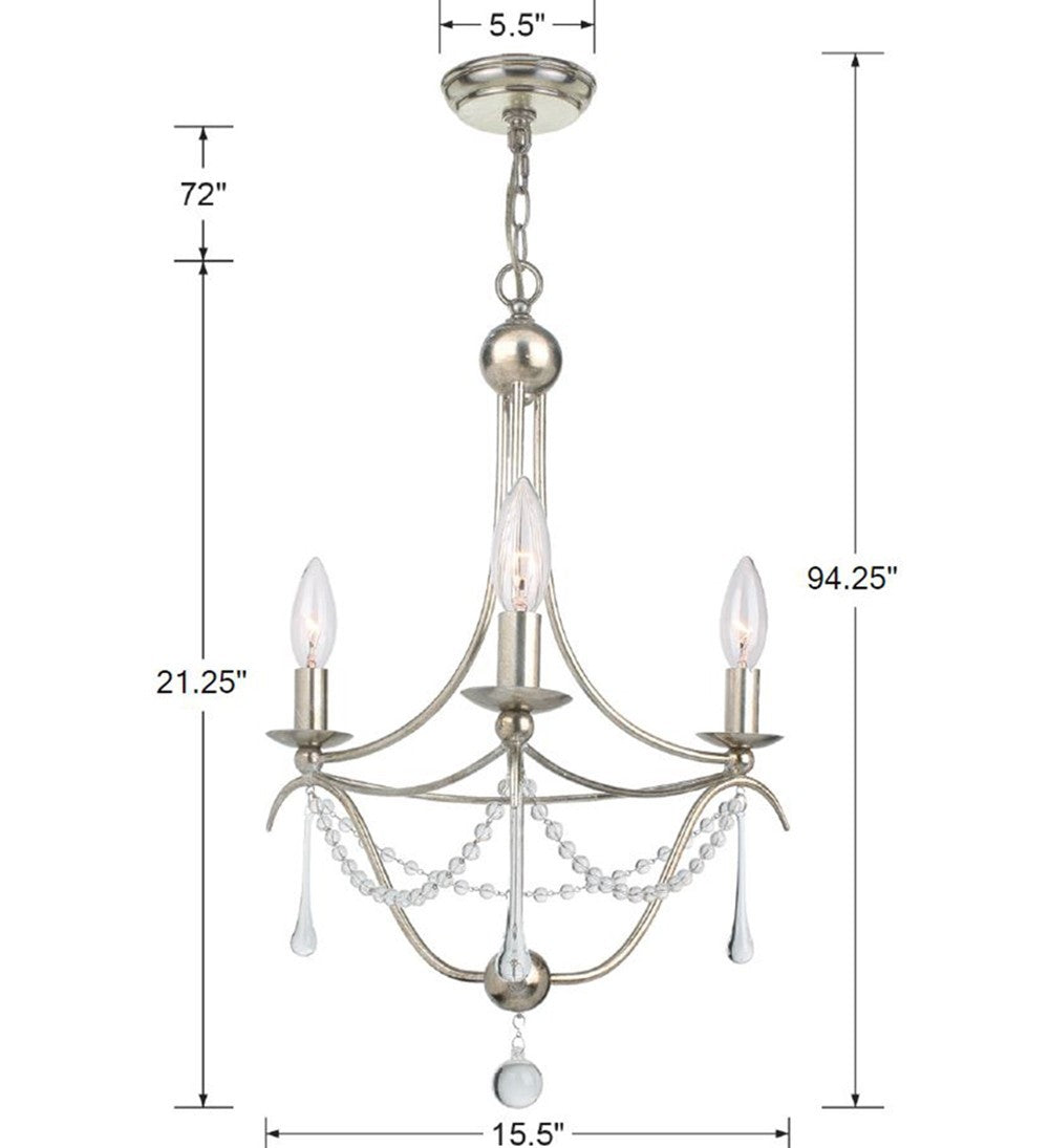 Metro 15.5 in Chandelier