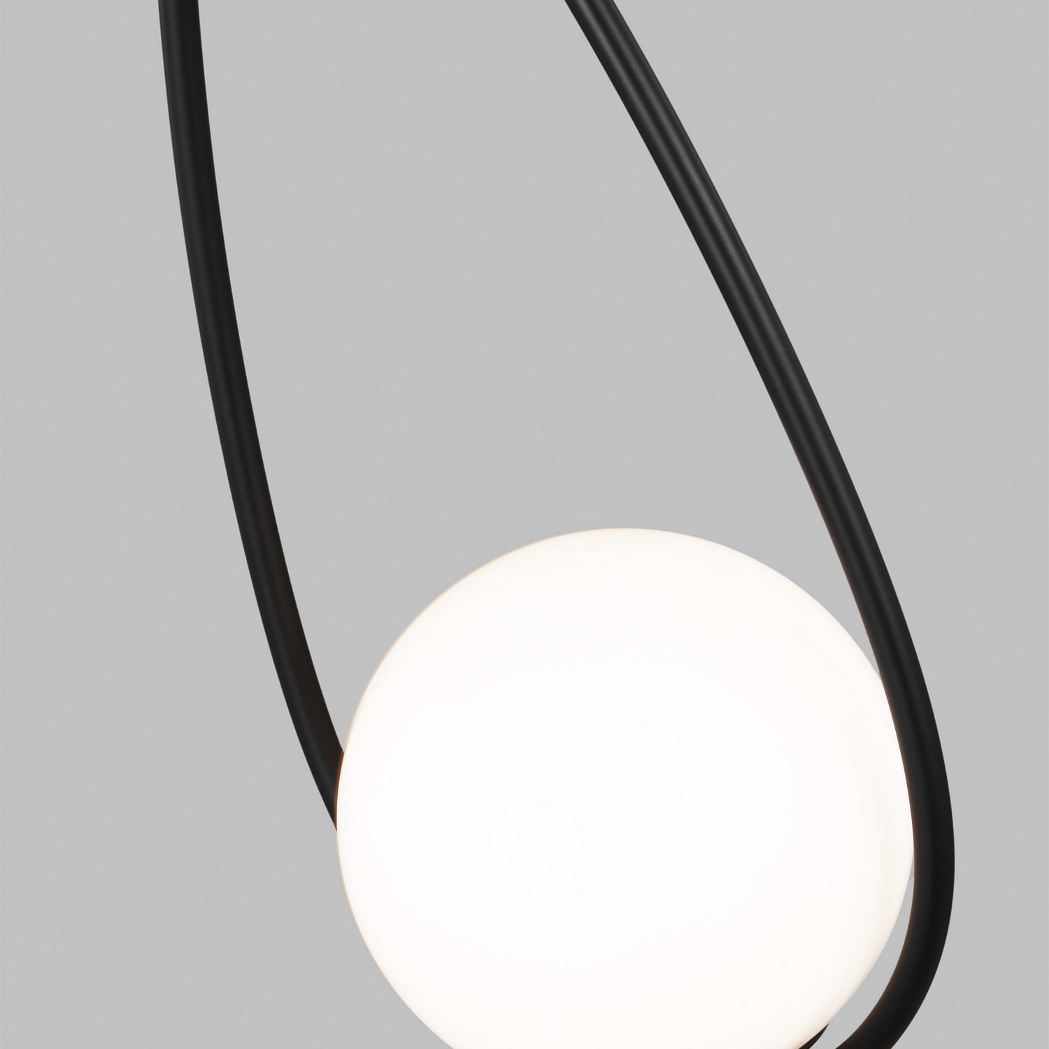 Galassia 9-1/2 in 1-Light Mini Pendant, Midnight Black