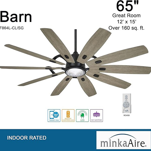 Minka F864L-CL/SG