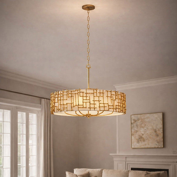 Farrah 6-Light Medium Drum Chandelier