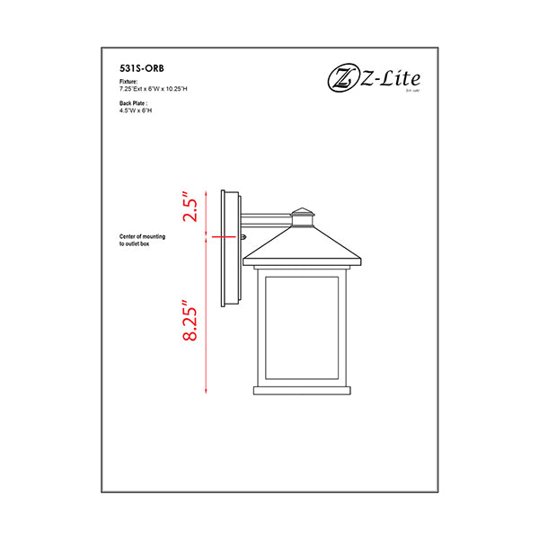 Z-Lite 531S-ORB