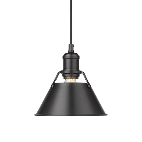 Golden Lighting 3306-S BLK-BLK