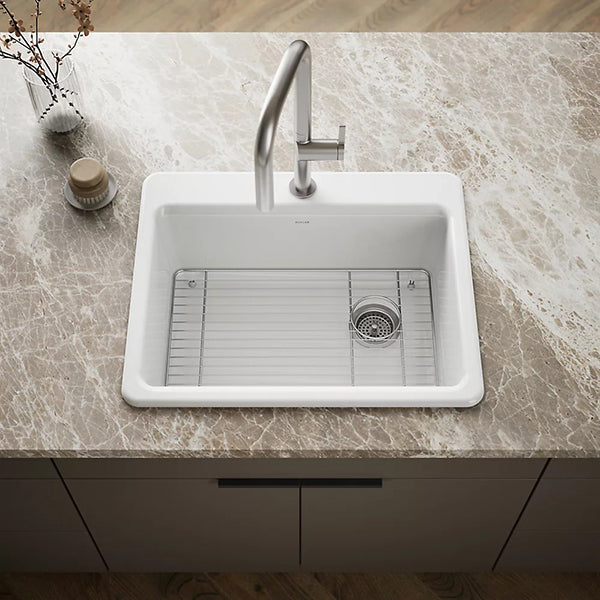Riverby 27 in Top-Mount Single-Bowl Kitchen Sink