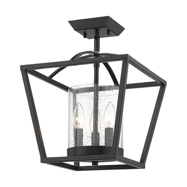 Golden Lighting 4309-SF BLK-BLK-SD: 55013_1.jpg (Variant Image)