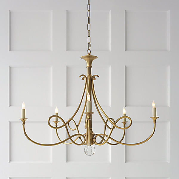 Double Twist Large Chandelier
