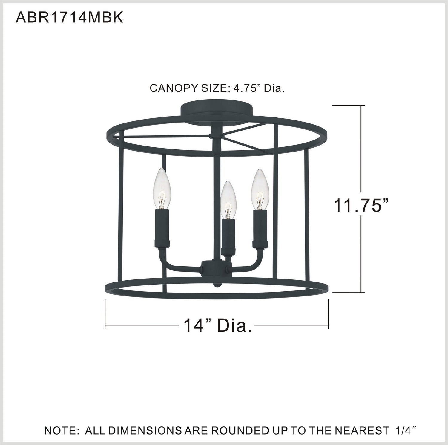 Quoizel ABR1714MBK