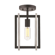 Golden Lighting 6070-1SF BLK-PW