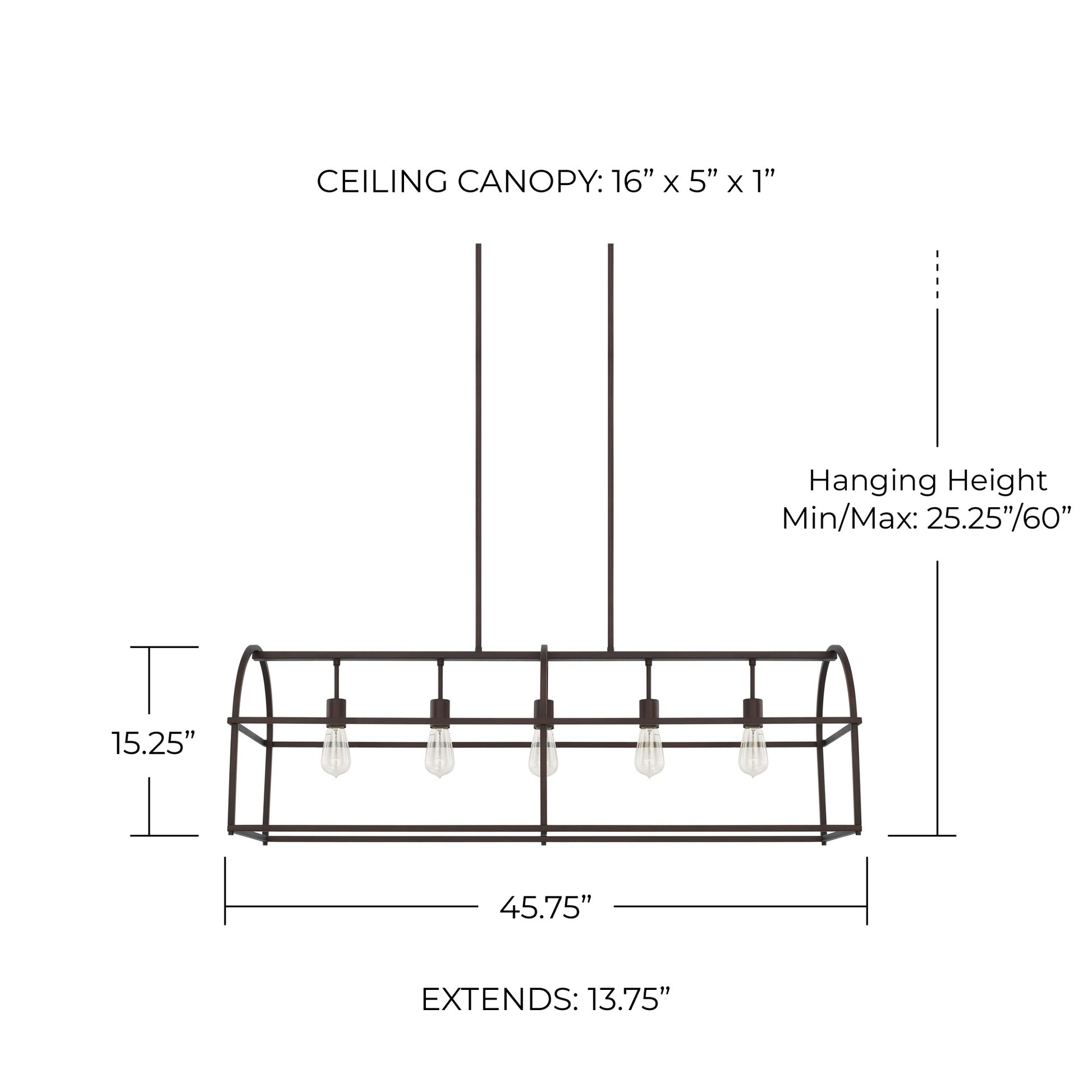 Capital Lighting 825751BZ: 825751BZ_DIM.jpg