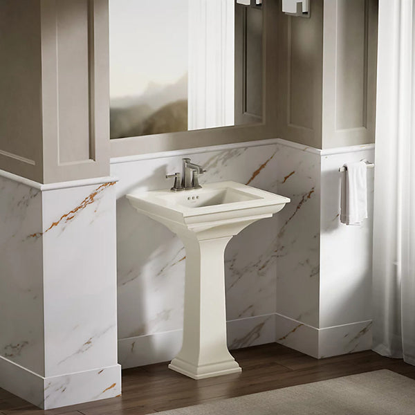 25 in Pedestal/Console Table Bathroom Sink