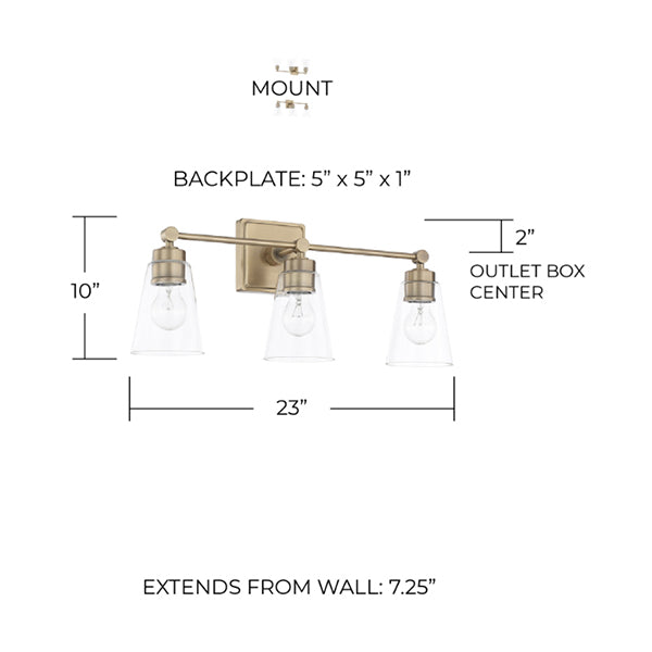 Capital Lighting 8303CH-461
